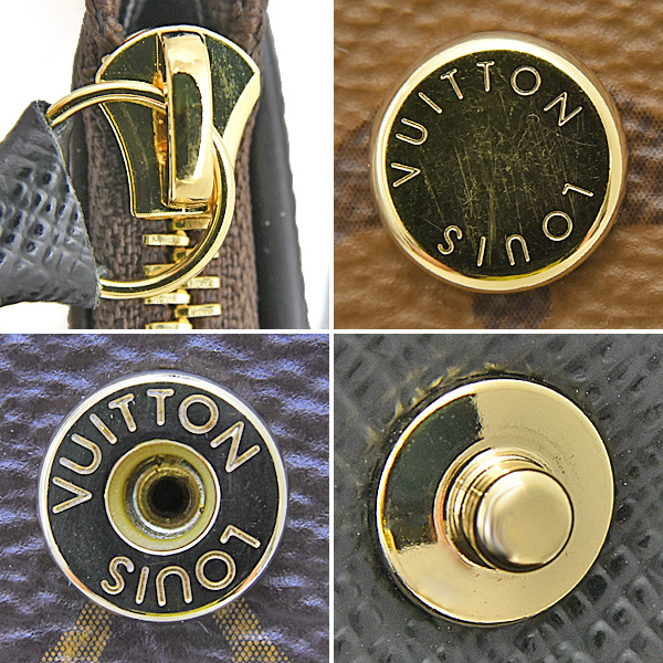 ルイヴィトン 財布 レディース モノグラム リバース ポルトフォイユ ヴィクトリーヌ 三つ折り Louis Vuitton M81557 中古