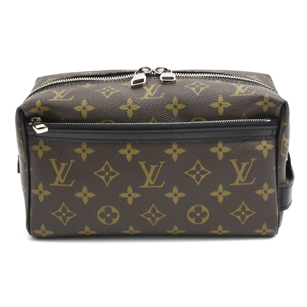 ルイヴィトン バッグ メンズ トゥルーストワレ モノグラムマカサー セカンドバッグ トラベルポーチ Louis Vuitton M40378 中古