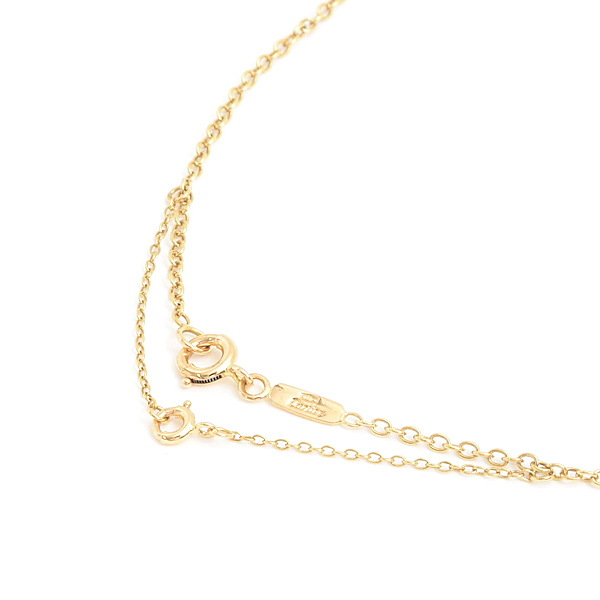 カルティエ ネックレス レディース ヒンドゥ 5Pダイヤモンド ネックレス LM イエローゴールド Cartier 750YG 中古