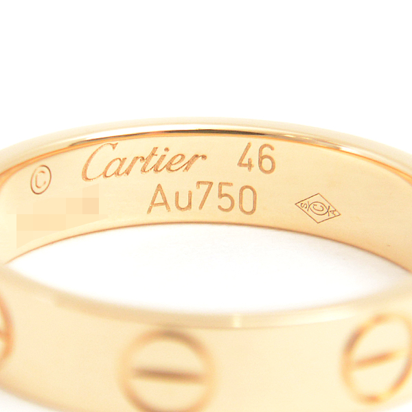 Cartier 750ゴールドリング サイズ46