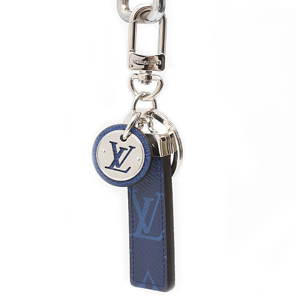 ルイヴィトン キーホルダー メンズ ポルトクレ ネオLVクラブ タイガラマ コバルト Louis Vuitton M69324 中古