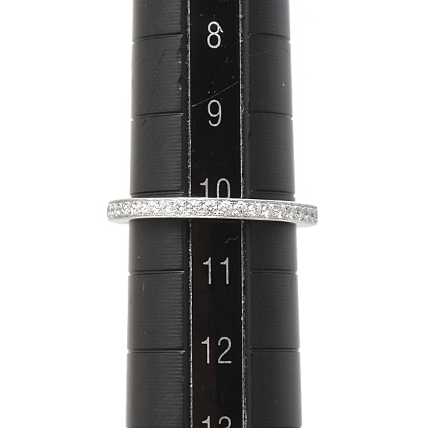 グラフ 指輪 レディース スレッド セット フルエタニティ リング ダイヤモンド D0.44ct 10号強 プラチナ GRAFF PT950 中古