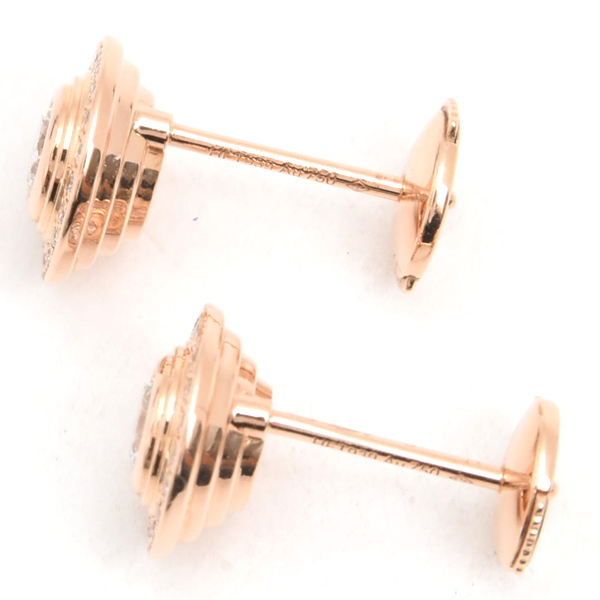 カルティエ ピアス レディース ダムール ダイヤモンド ピアス ピンクゴールド Cartier 750PG 中古