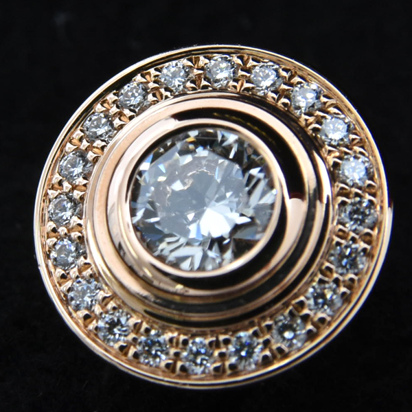 カルティエ ピアス レディース ダムール ダイヤモンド ピアス ピンクゴールド Cartier 750PG 中古