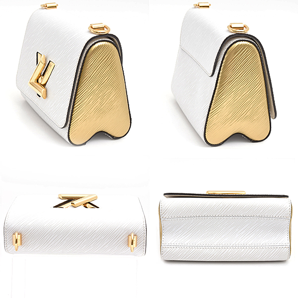 ルイヴィトン バッグ レディース エピ ツイストPM&ツイスティ ホワイト ゴールド ミニバッグ ショルダー 財布 Louis Vuitton M55685 中古