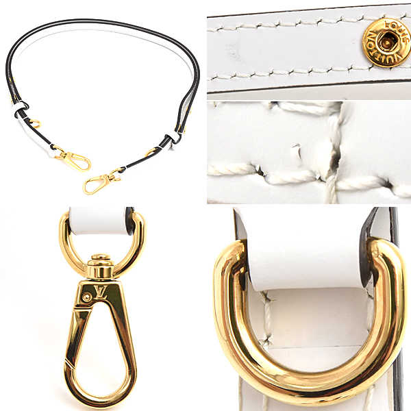 ルイヴィトン バッグ レディース エピ ツイストPM&ツイスティ ホワイト ゴールド ミニバッグ ショルダー 財布 Louis Vuitton M55685 中古