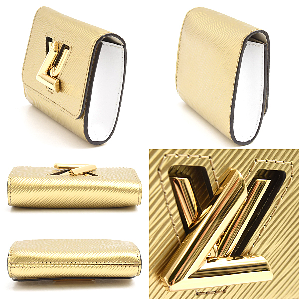 ルイヴィトン バッグ レディース エピ ツイストPM&ツイスティ ホワイト ゴールド ミニバッグ ショルダー 財布 Louis Vuitton M55685 中古