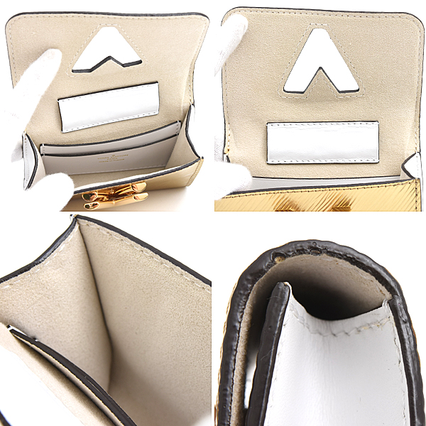 ルイヴィトン バッグ レディース エピ ツイストPM&ツイスティ ホワイト ゴールド ミニバッグ ショルダー 財布 Louis Vuitton M55685 中古