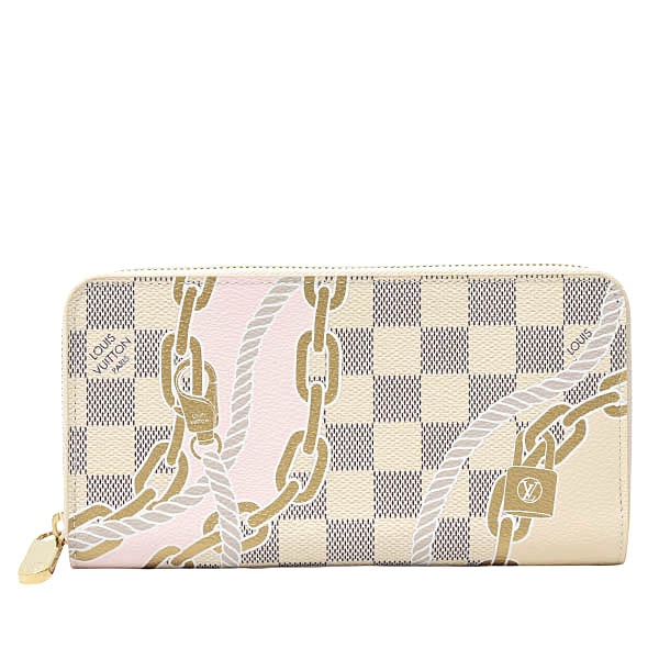 ルイヴィトン 財布 レディース ダミエアズール ノーティカル 限定 ジッピーウォレット 長財布 N40480 Louis Vuitton 中古