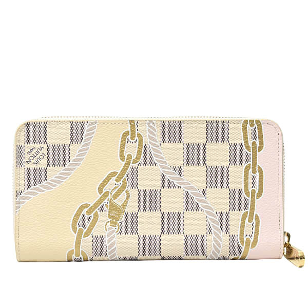ルイヴィトン 財布 レディース ダミエアズール ノーティカル 限定 ジッピーウォレット 長財布 N40480 Louis Vuitton 中古