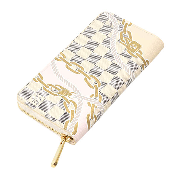 ルイヴィトン 財布 レディース ダミエアズール ノーティカル 限定 ジッピーウォレット 長財布 N40480 Louis Vuitton 中古
