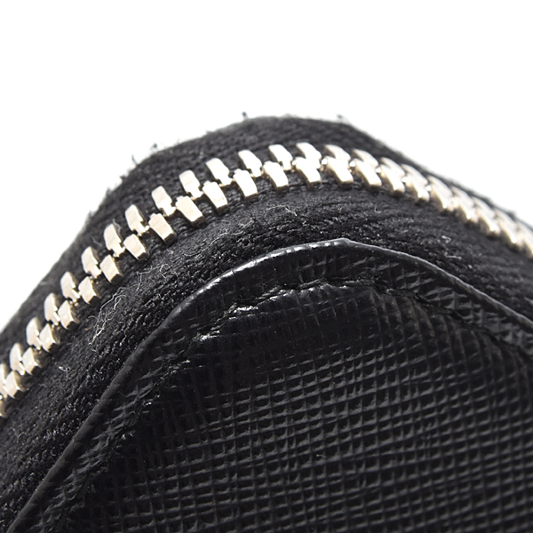 プラダ バッグ メンズ レディース  スマホショルダー ショルダーバッグ フォンショルダー 2WAY サフィアーノ ブラック 2ZH126 PRADA 中古