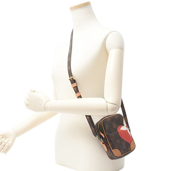 ルイヴィトン バッグ レディース ゲームオンモノグラム パナムセット ショルダーバッグ ハート 2個セット Louis Vuitton M57450 中古