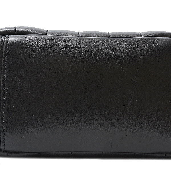 サンローラン バッグ レディース ルル ミニボーリングバッグ ショルダー レザー ブラック SAINT LAURENT 457588 中古