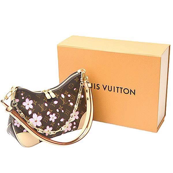 ルイヴィトン バッグ レディース ブーローニュPM モノグラム LV×TM チェリーブロッサム サクラブラウン Louis Vuitton M13265 未使用展示品