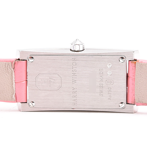 ハリーウィンストン 時計 レディース アヴェニューC エリプティック 電池式 ダイヤベゼル シェル文字盤 750WG HARRY WINSTON AVCQHM16WW052 中古