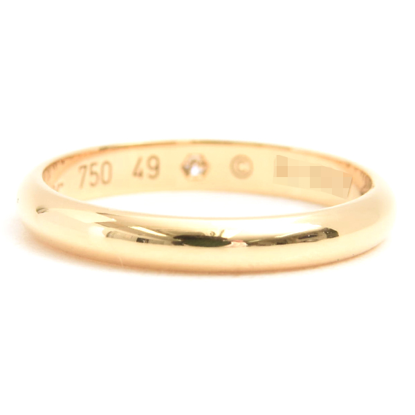 カルティエ 指輪 レディース クラシックウェディング 1Pダイヤ リング 49号 イエローゴールド Cartier 750YG 中古