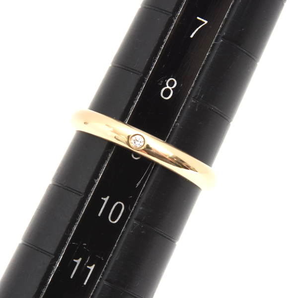 カルティエ 指輪 レディース クラシックウェディング 1Pダイヤ リング 49号 イエローゴールド Cartier 750YG 中古