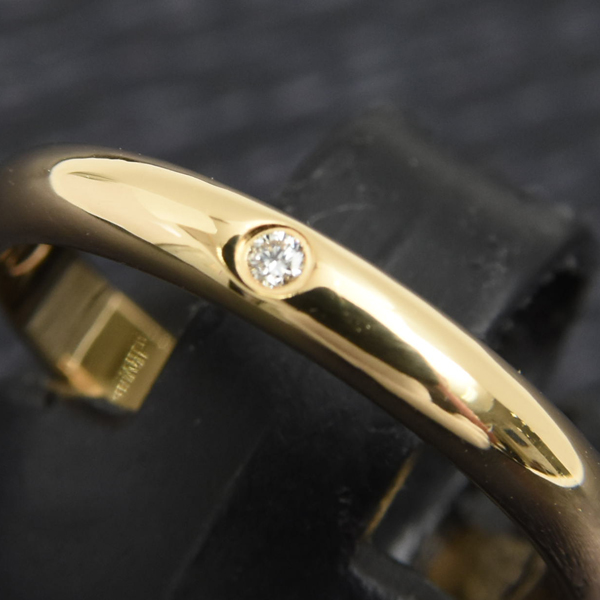カルティエ 指輪 レディース クラシックウェディング 1Pダイヤ リング 49号 イエローゴールド Cartier 750YG 中古