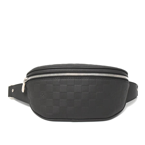 ルイヴィトン バッグ メンズ レディース ダミエアンフィニ バムバッグ ウエストバッグ オニキス Louis Vuitton  N40298 中古