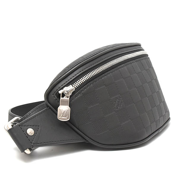 ルイヴィトン バッグ メンズ レディース ダミエアンフィニ バムバッグ ウエストバッグ オニキス Louis Vuitton  N40298 中古