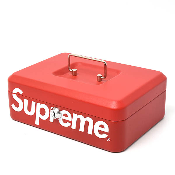 シュプリーム バッグ メンズ レディース ロックボックス 17FW 工具箱 ツールボックス 小物入れ スチール製 レッド Supreme 中古