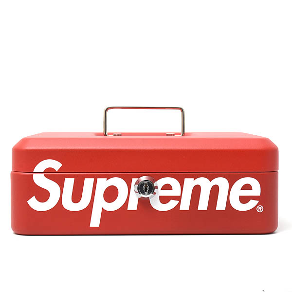 シュプリーム バッグ メンズ レディース ロックボックス 17FW 工具箱 ツールボックス 小物入れ スチール製 レッド Supreme 中古