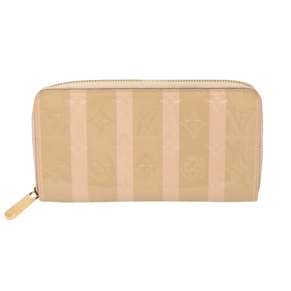 ルイヴィトン 財布 レディース ジッピーウォレット ラウンドファスナー長財布 モノグラム ヴェルニレイユール Louis Vuitton M58037 中古