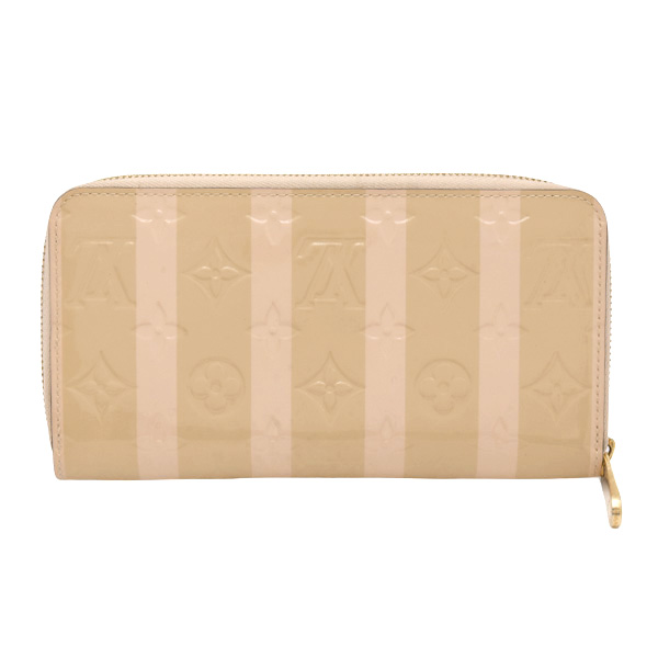 ルイヴィトン 財布 レディース ジッピーウォレット ラウンドファスナー長財布 モノグラム ヴェルニレイユール Louis Vuitton M58037 中古