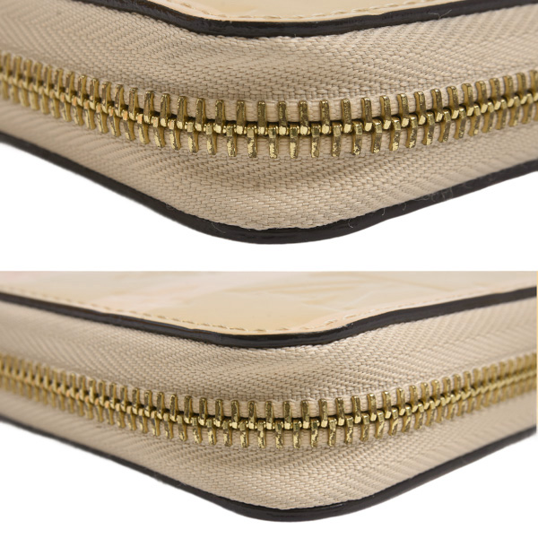 ルイヴィトン 財布 レディース ジッピーウォレット ラウンドファスナー長財布 モノグラム ヴェルニレイユール Louis Vuitton M58037 中古