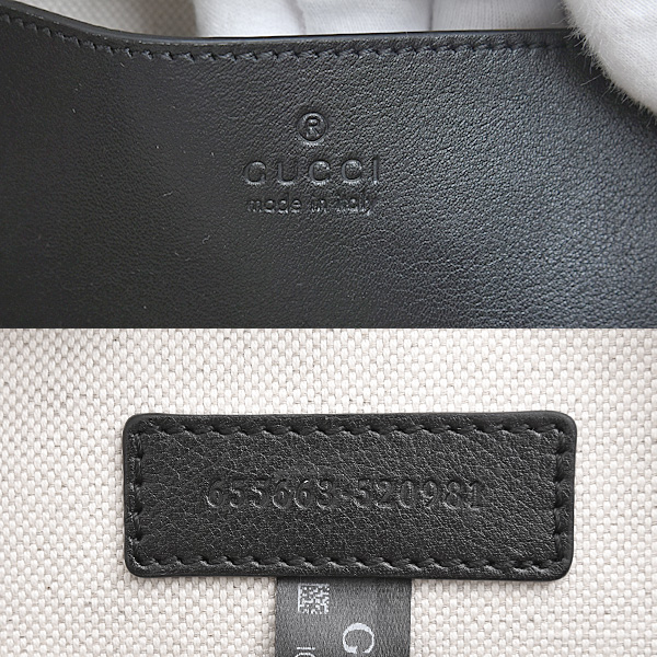 グッチ バッグ レディース ダイアナ ボストンバッグ バンブー カーフ ブラック GUCCI 655663 中古