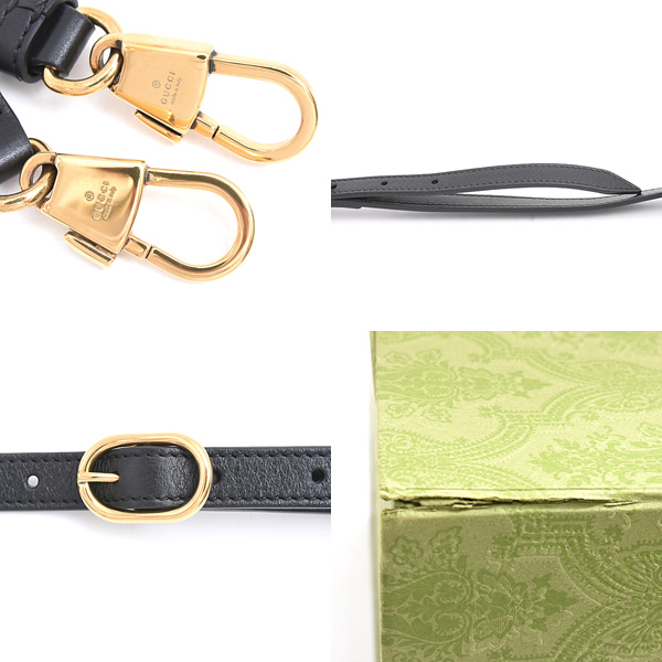 グッチ バッグ レディース ダイアナ ボストンバッグ バンブー カーフ ブラック GUCCI 655663 中古