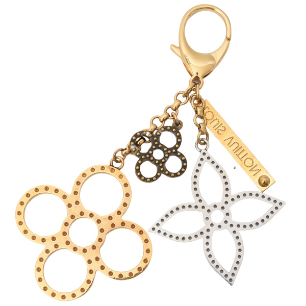 ルイヴィトン レディース キーホルダー ビジューサックタパージュ チャーム Louis Vuitton M65722 中古