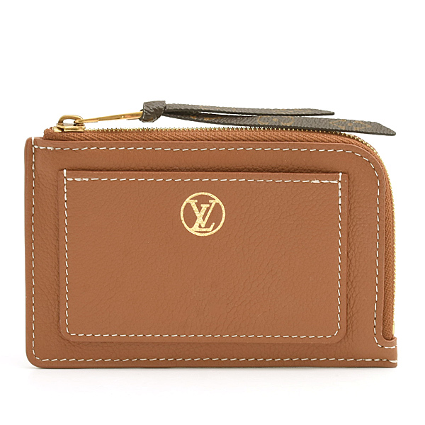 ルイヴィトン 財布 メンズ レディース カードケース ポルト カルト・ロウキー カーフ ブラウン系 Louis Vuitton M14551 中古