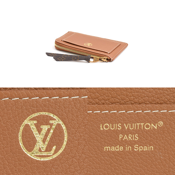 ルイヴィトン 財布 メンズ レディース カードケース ポルト カルト・ロウキー カーフ ブラウン系 Louis Vuitton M14551 中古
