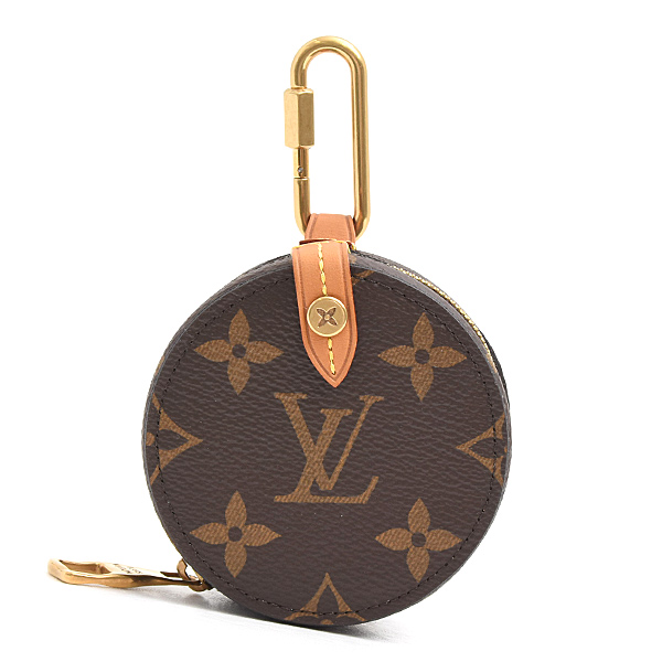 ルイヴィトン コインケース メンズ レディース モノグラム ラウンドケース 2019年秋冬コレクション チャーム Louis Vuitton M68524 中古