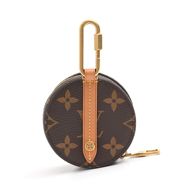 ルイヴィトン コインケース メンズ レディース モノグラム ラウンドケース 2019年秋冬コレクション チャーム Louis Vuitton M68524 中古