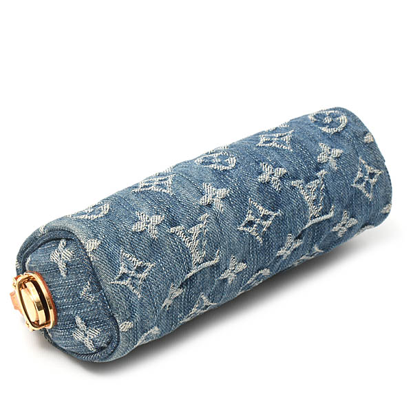 ルイヴィトン バッグ レディース モノグラムデニム トゥルース スピーディGM ポーチ 小物 ブルー Louis Vuitton M95081 中古