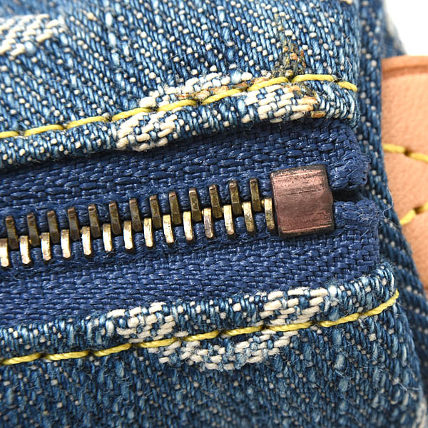 ルイヴィトン バッグ レディース モノグラムデニム トゥルース スピーディGM ポーチ 小物 ブルー Louis Vuitton M95081 中古