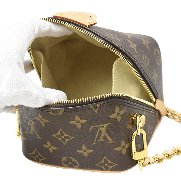 ルイヴィトン バッグ レディース ジャストインケース ハンドバッグ ショルダー モノグラム Louis Vuitton M47096 中古