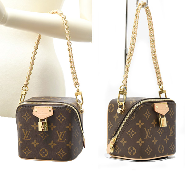 ルイヴィトン バッグ レディース ジャストインケース ハンドバッグ ショルダー モノグラム Louis Vuitton M47096 中古