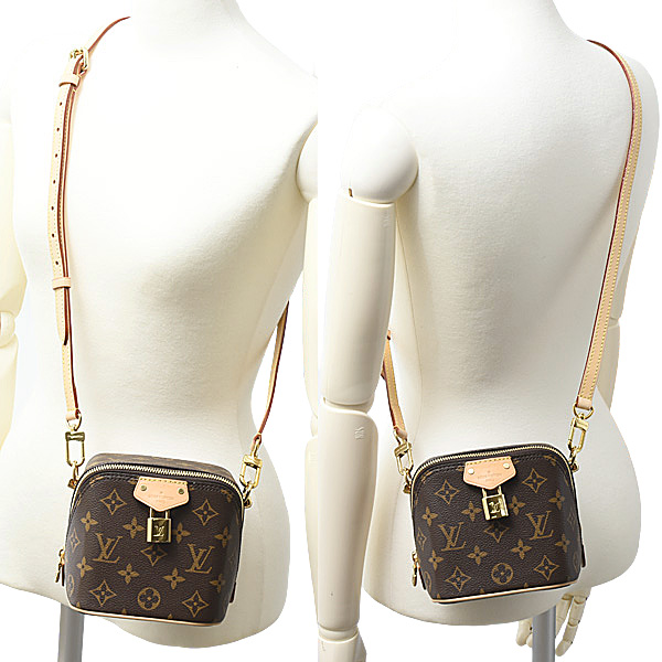 ルイヴィトン バッグ レディース ジャストインケース ハンドバッグ ショルダー モノグラム Louis Vuitton M47096 中古