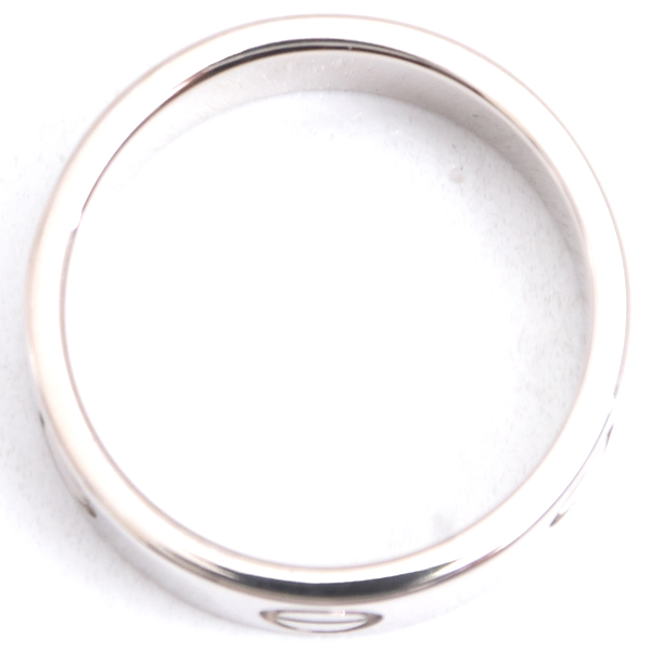 カルティエ 指輪 レディース ラブリング 52号 ホワイトゴールド Cartier 750WG 中古