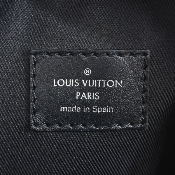ルイヴィトン バッグ メンズ ダブルフォンポーチ ショルダーバッグ モノグラム エクリプス M81321 Louis Vuitton 中古