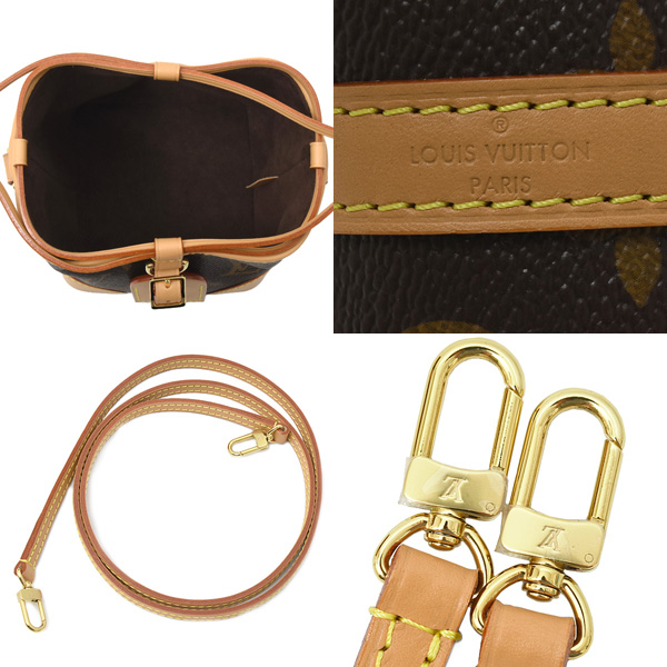 ルイヴィトン バッグ レディース ノエパース　ショルダーバッグ 巾着 モノグラム Louis Vuitton M57099 中古