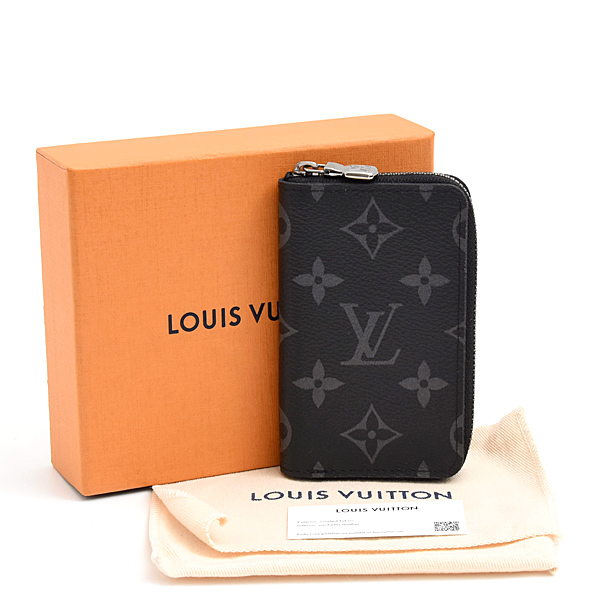 ルイヴィトン 財布 メンズ モノグラムスクリプス ジッピーコインパース ヴェルティカル コインケース Louis Vuitton M81662 中古