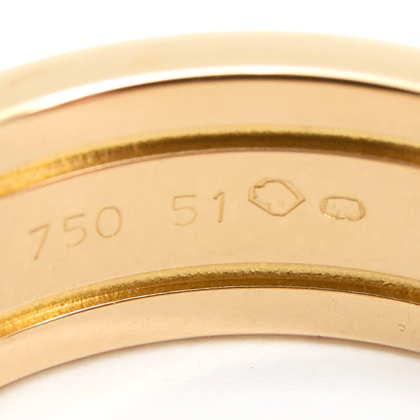 カルティエ リング レディース メンズ C2 リング 51号 日本サイズ11.5号 イエローゴールド Cartier 750YG 中古