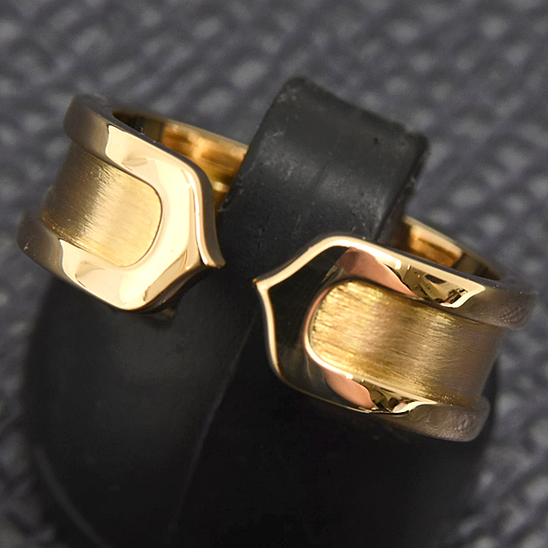 カルティエ リング レディース メンズ C2 リング 51号 日本サイズ11.5号 イエローゴールド Cartier 750YG 中古