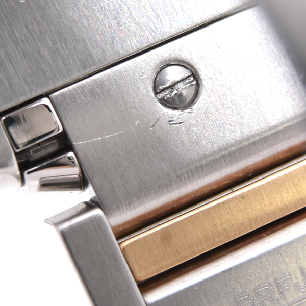 カルティエ 時計 レディース タンクフランセーズSM 電池式 ホワイト文字盤 ステンレス ゴールド Cartier W51007Q4 SS×750YG 中古