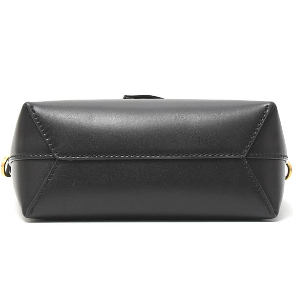 サンローラン バッグ レディース ミニ トイ ショッピング 2WAYハンドバッグ カーフ ブラック SAINT LAURENT 773995 中古